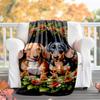 1pc animal pattern blanket, all season lightweight home office outdoor nap multifunctional blanket