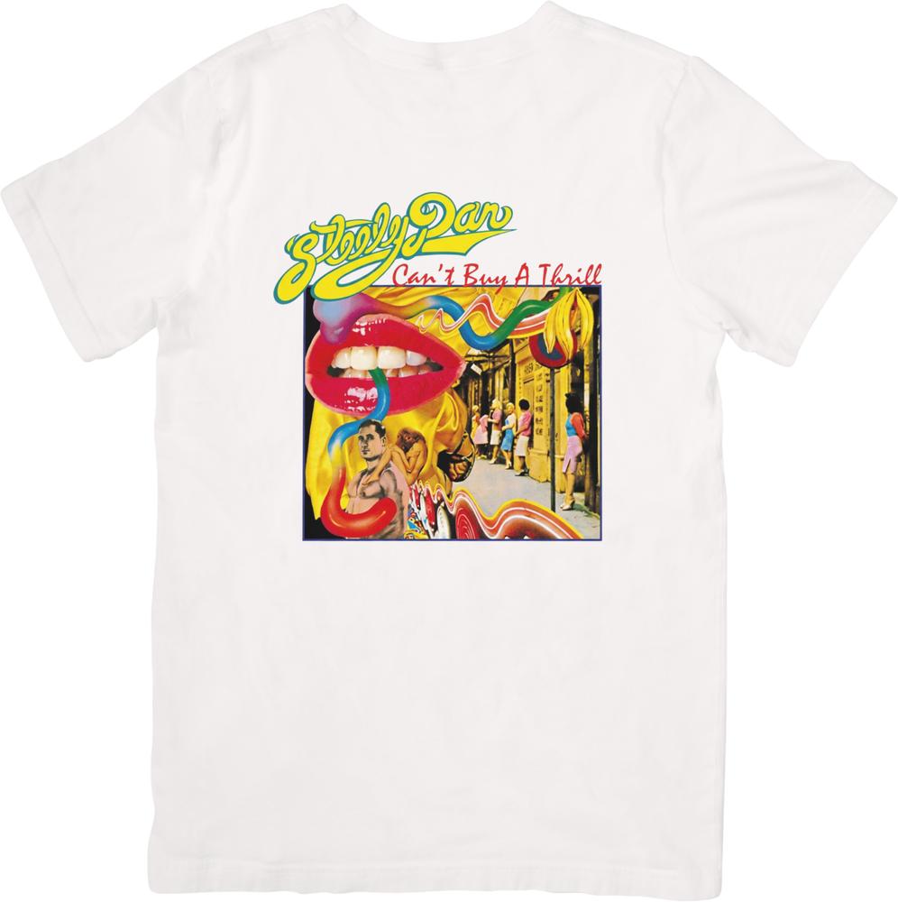 Steely Dan Vintage Retro Passform für Unisex Damen Qualitäts-Baumwoll-T-Shirts
