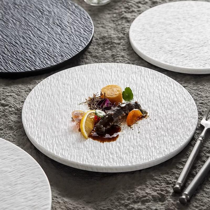 Rock Texture Ceramic Dinner Plate