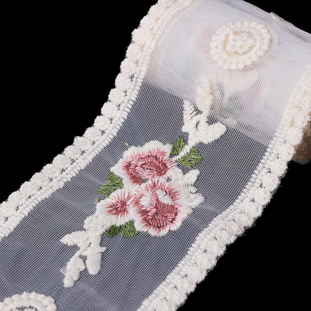 Dress Accessories Decoration Garments Craft Wedding Flowers DIY Lace Ribbon Embroidered Lace Trims