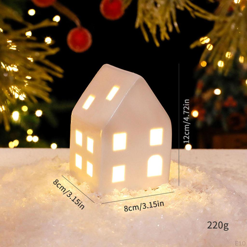 Ceramic Christmas Light Decoration for Village House
