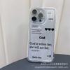 English Love Applies To Apple 15 Mobile Phone Case Iphone12promax Transparent 14/13/11/XSMAX Airbag