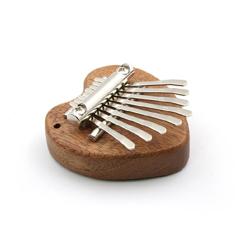 Exquisite Finger Thumb Piano Marimba Musical Instrument 8 Keys Thumb Piano Portable Wood Finger Piano Easy Use