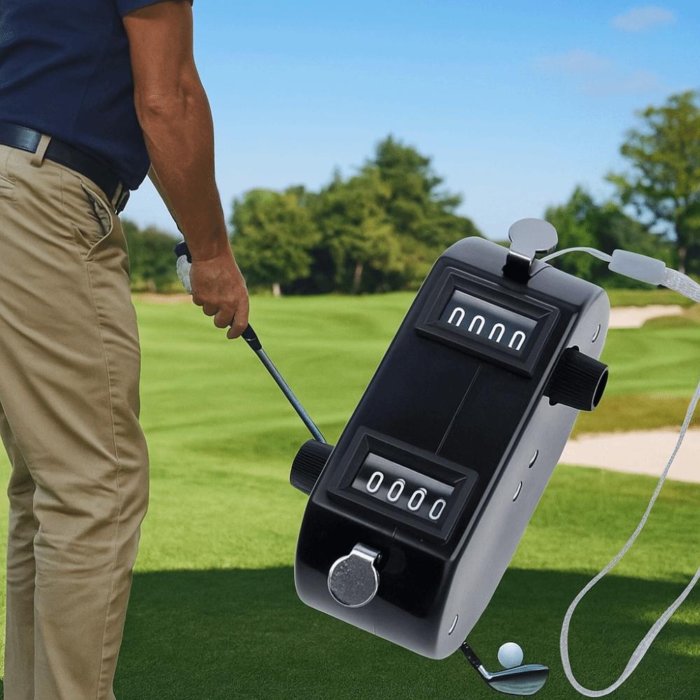 Lightweight Bidirectional Counter Portable Counter Two-way Clickers  for Golf Score Keeper