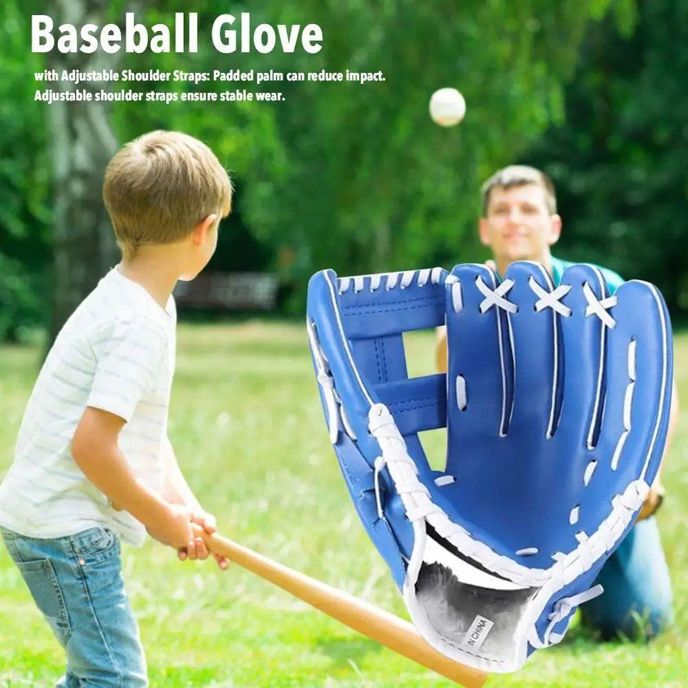 1Pcs Outdoor Sport Batting Gloves Practice Equipment Softball Competition Glove  For Kids