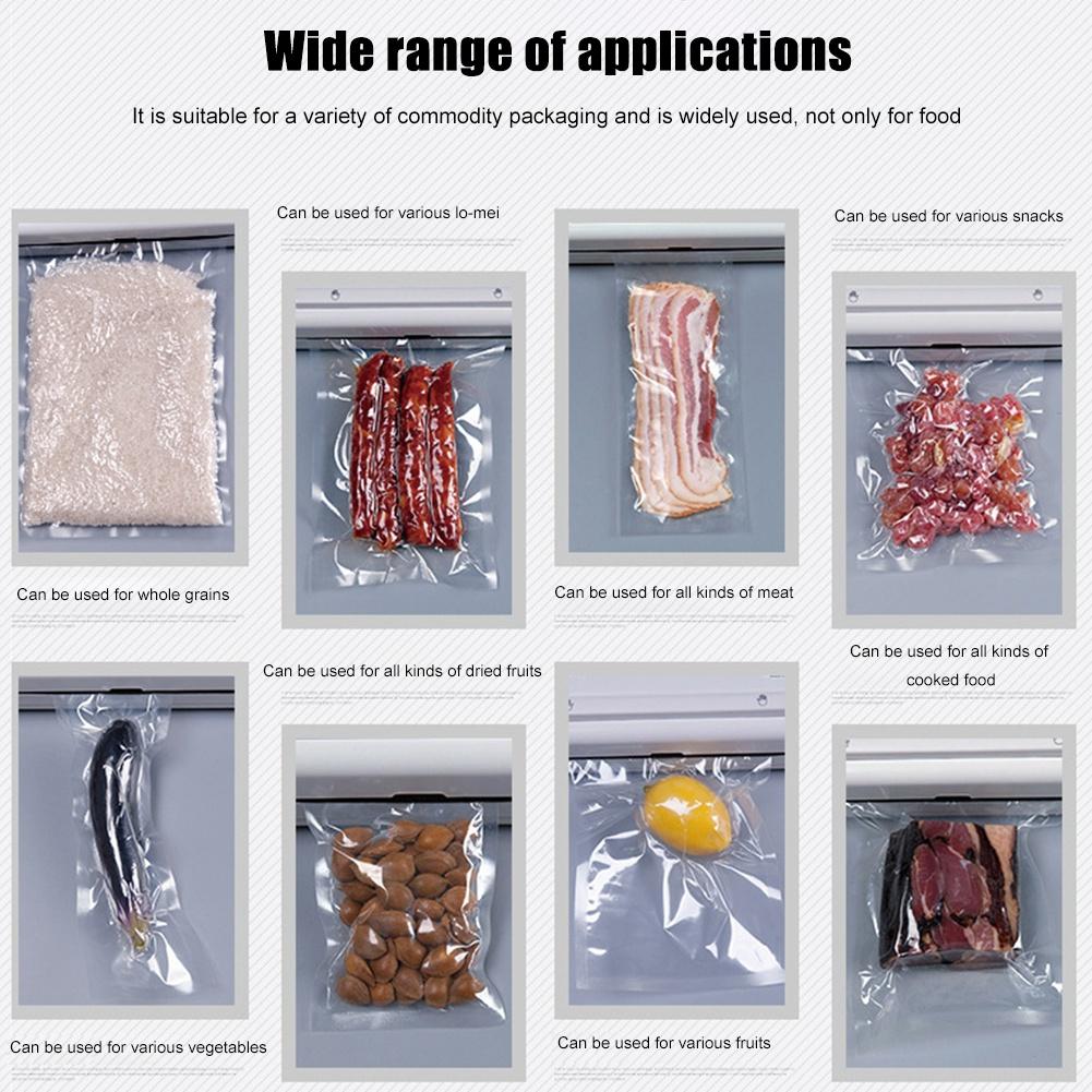 Electric Vacuum Food Sealing Machine Automatic Commercial Home Kitchen Sealing Packing Machine with 10 Protective Bags