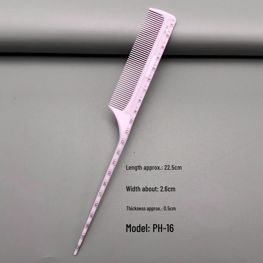 Light Purple Tail Comb for Professional Hair Styling - Ideal for Men and Women