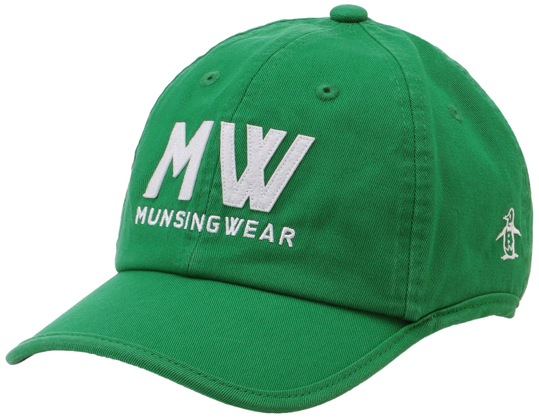 

Munsingwear Cap Cotton Ear Curve Sweat Absorbent Quick Drying Applique Embroidery Sporty Golf MGCWJC02 Women s GR00 (Green)