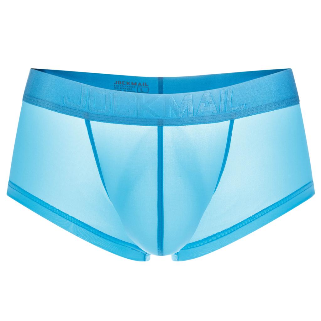 Boxer JOCKMAIL Low Waist Solid Colour Microfibre Men's Underwear Sports Breathable Trunks