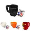 Premium Quality Build A Brick Mug With Unique Building Blocks Design Coffee Cup