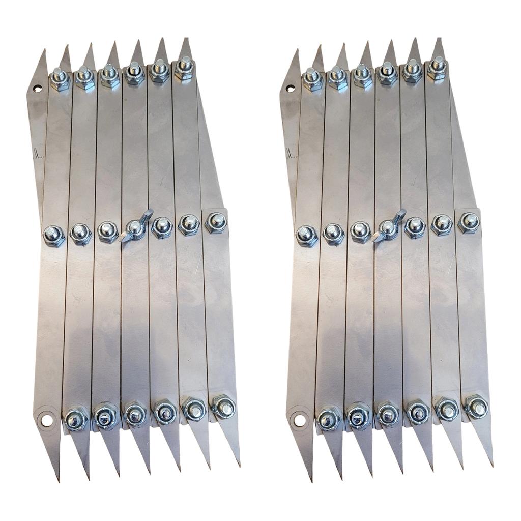 Yousheng 1/2Pcs 7 Point Woodworking Center Finder Marking Tools Sturdy Construction User-Friendly Design High Accuracy Equal Spacing Layout Tools