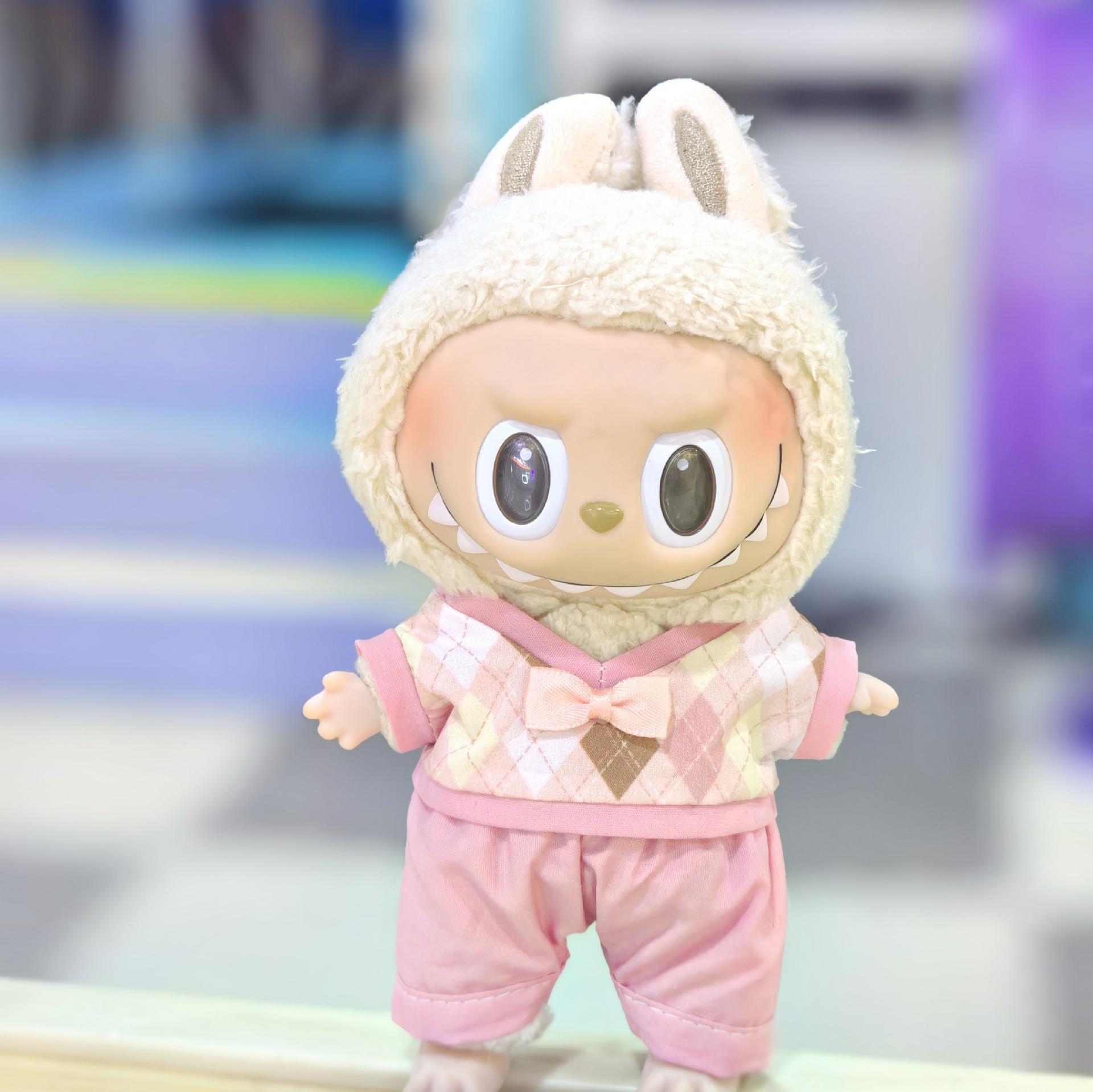 

17СМ Кукла-подвеска Детская одежда Первое, Второе и Третье поколение Набор платьев-сюрпризов Аксессуары 17CM Labubu baby clothes