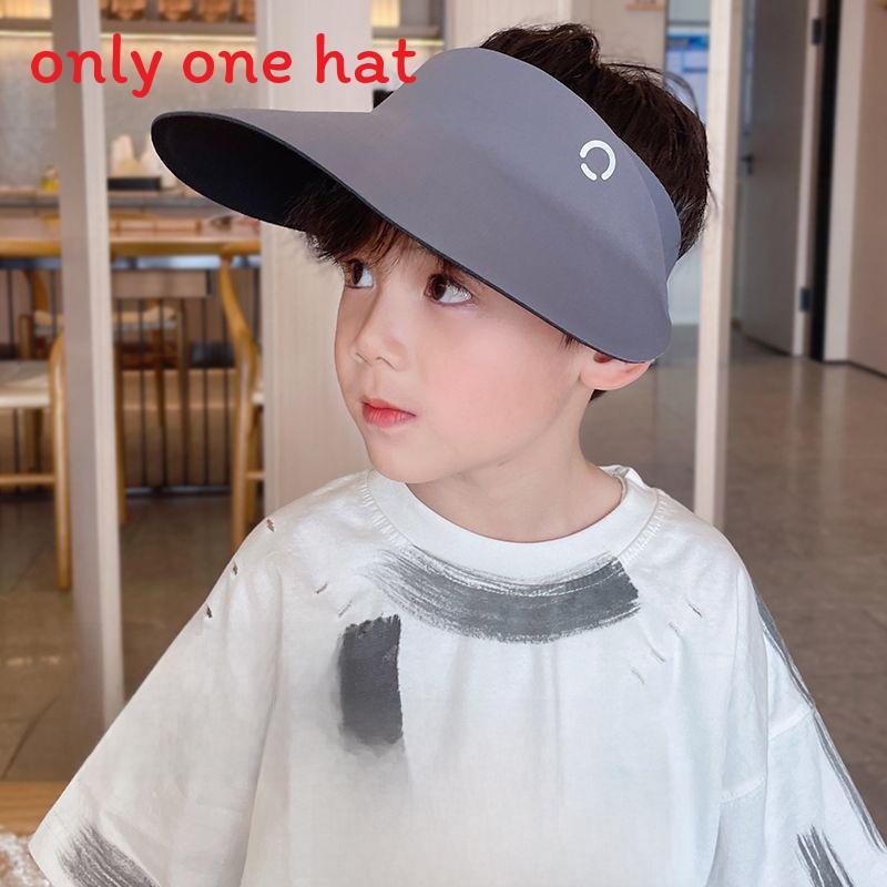 

Summer Kids Sun Hat With Large Brim And Breathable Acrylic Fabric For Boys And Girls темно-серого
