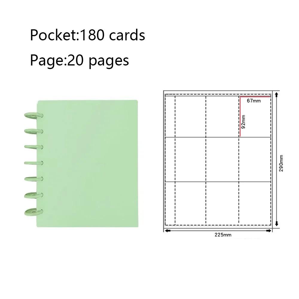 INS Loose-Leaf Multi-Pockets Kpop Photocard Album 3 Inch - Idol Cards Collect Book,Photo Storage Album & Holder for Star Chasers