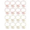 100Pcs Cute Paper Clips  Style Anti Slip Sturdy Electroplated Metal Fancy Paperclips for Family 