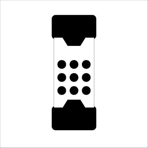 HALDER Shockless Drop Hammer, Recoilless, Nylon (White), Diameter 20, 3408.020