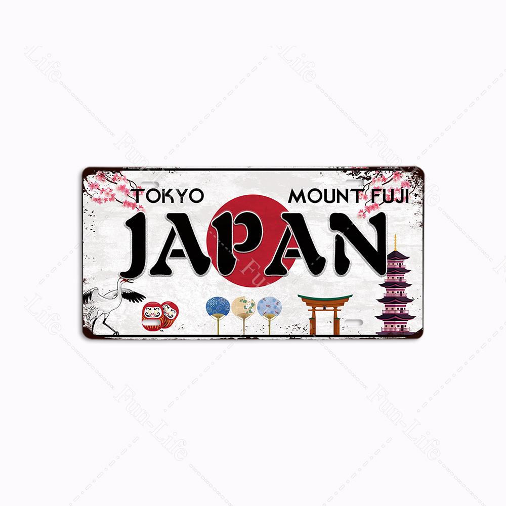 Retro City Metal Sign Plaque Metal Vintage Plate Tin Sign Wall Decor for Home/Art/ Pub/Bar/Wall Decoration 15x30cm