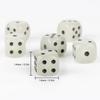 6pcs/lot 14mm 6 Sided Noctilucent Dice Cubes Night Light Luminous Funny Night Bar KTV Entertainment Game Dices Drinking Tool