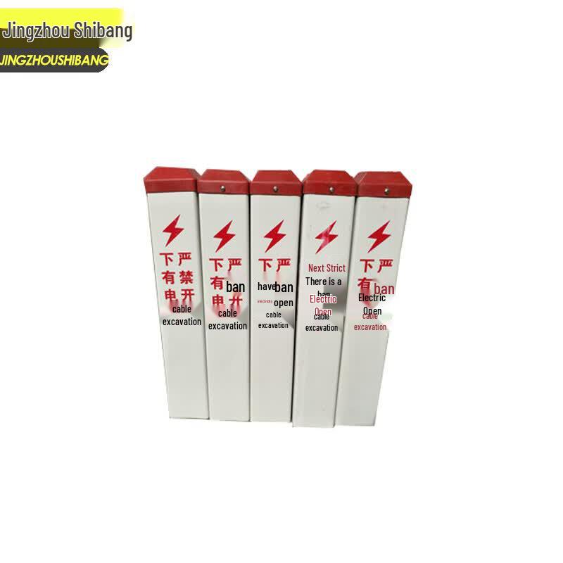 PVC Underground Cable Safety Marker Post