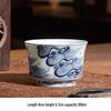 Chaxun Blue and White Wave Ceramic Tea Set