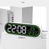 Wall-mounted Electronic Wall Clock Temperature Multi-functional Digital LED Clocks 12/24H Calendar Display Table Clock