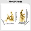 Bookends Book Ends Abstract Aesthetic Elegant Supports Statue Accent Sculpture Decor Stoppers