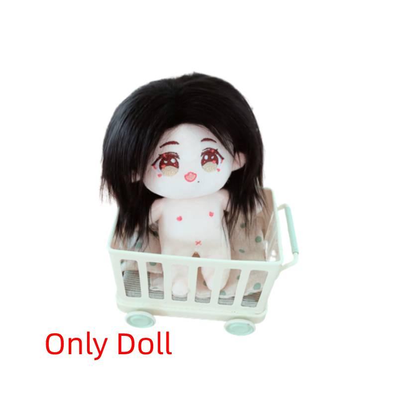 Cute 20cm Plush Cotton Doll With Long And Wavy Hair Toy14738