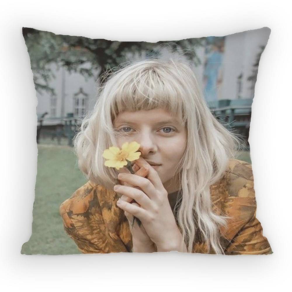 Singer AAurora AAksnes Pillow Case Sofa Living Room Bedroom Headboard Backrest Cushion Square Cushion Nap Time