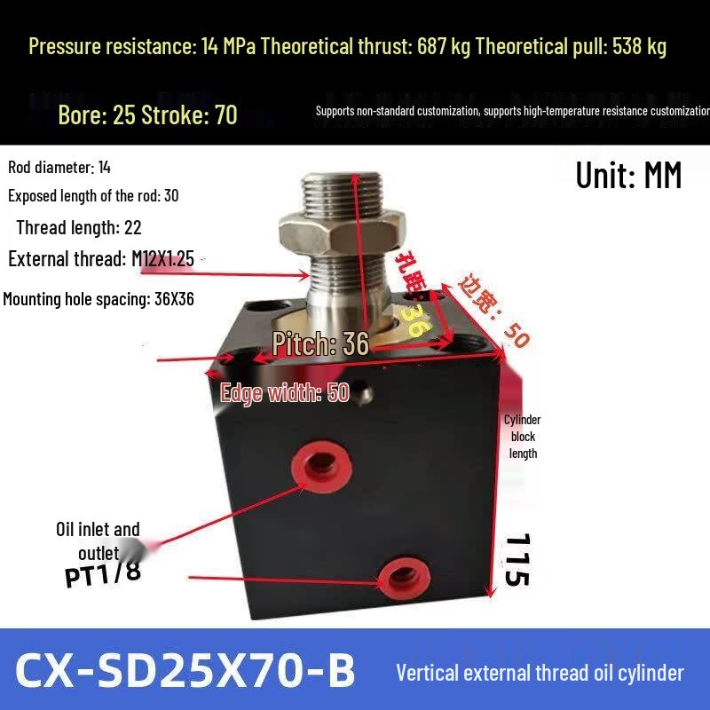 Hydraulic Vertical External Thread Square Die