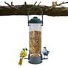 Vogelfutterröhre, Vogelfutterspender zum Aufhängen, Futterspender für Wildvögel, zum Aufhängen, Vogelgeschirr für die Gartenkoppel im Freien, Vogelfütterungswerkzeug