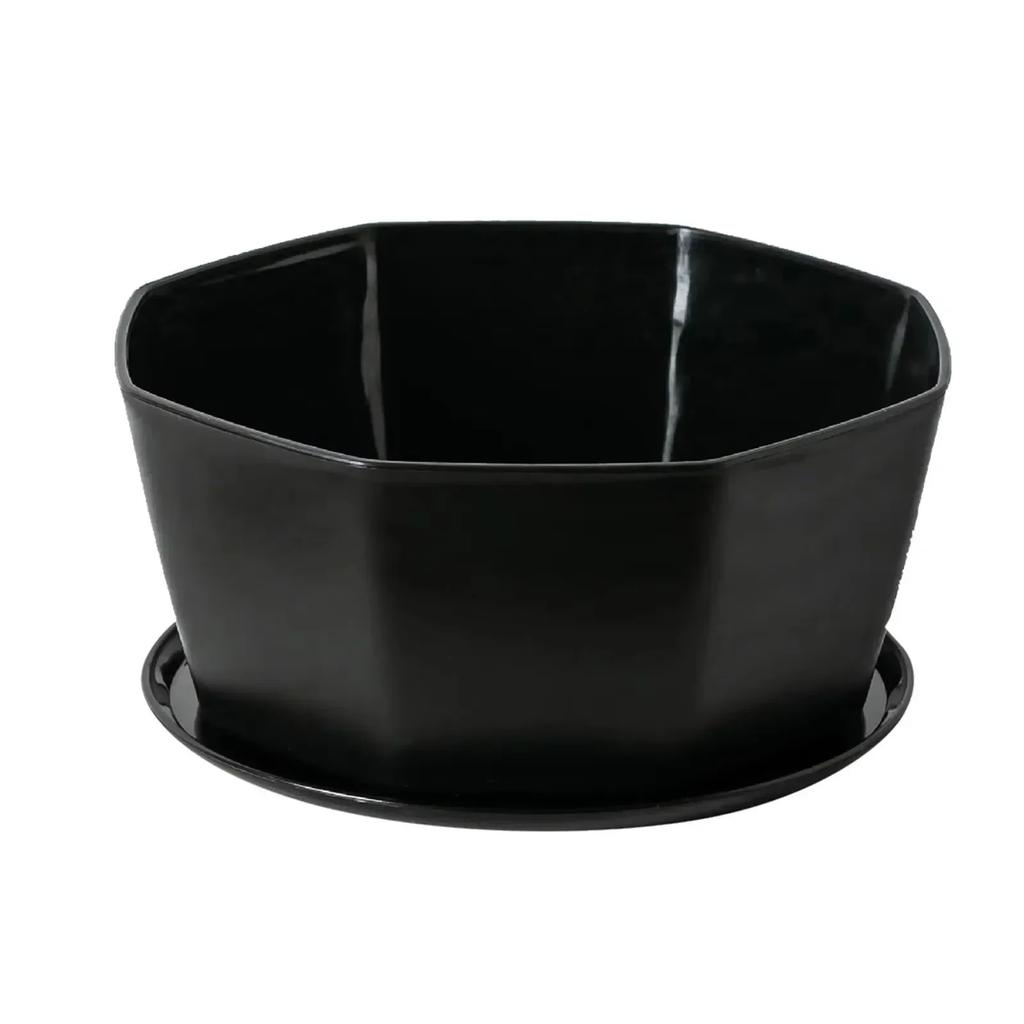 1pc-Simple Flower Pot Set Planter Succulent Plants Large Opening Bottom Tray Indoor Flowerpot Household Durable Holder