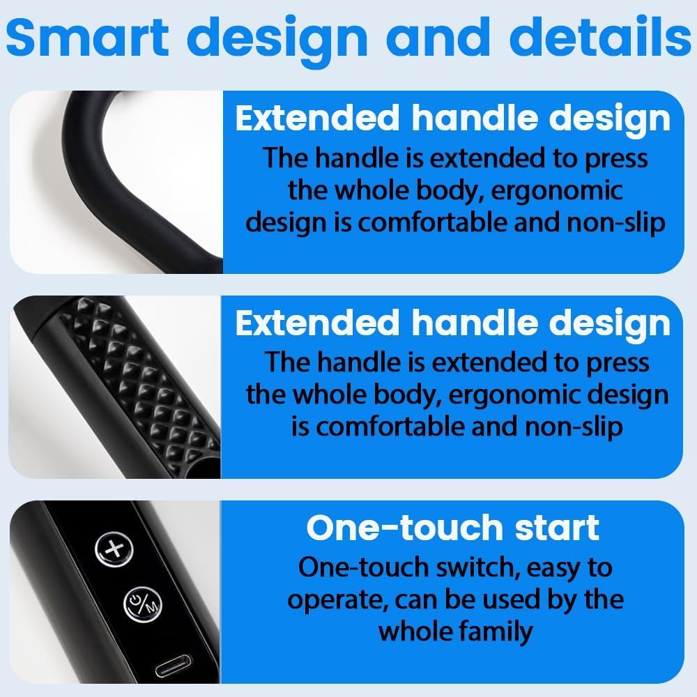 Faszienpistole, Muskelentspannungsmassagegerät, elektrische Vibrationsmassagepistole, professionelle Nackenmembranpistole