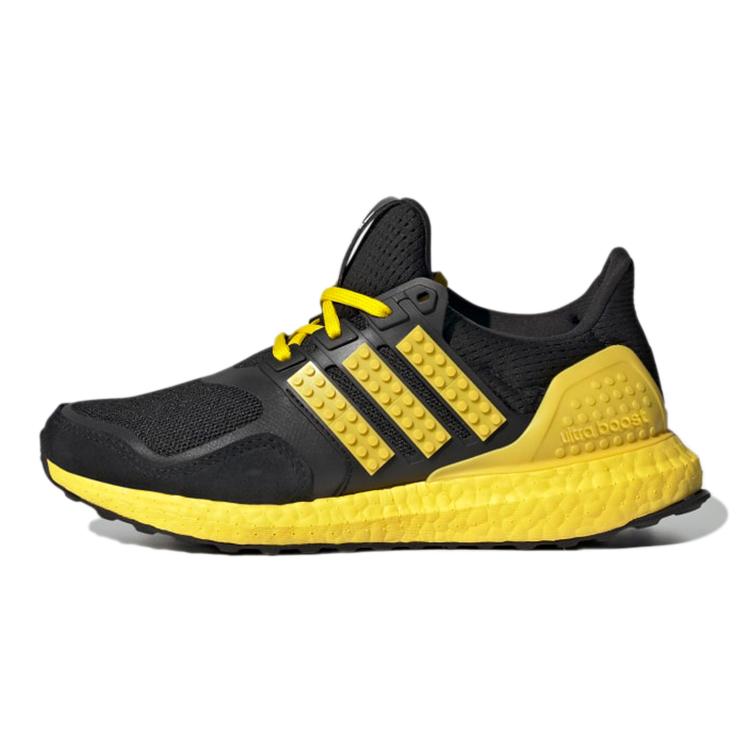 New LEGO x Adidas ULT J Slip Resistant Cushioning Low Top Kids' Running Shoes Lemon Teenagers GX2548