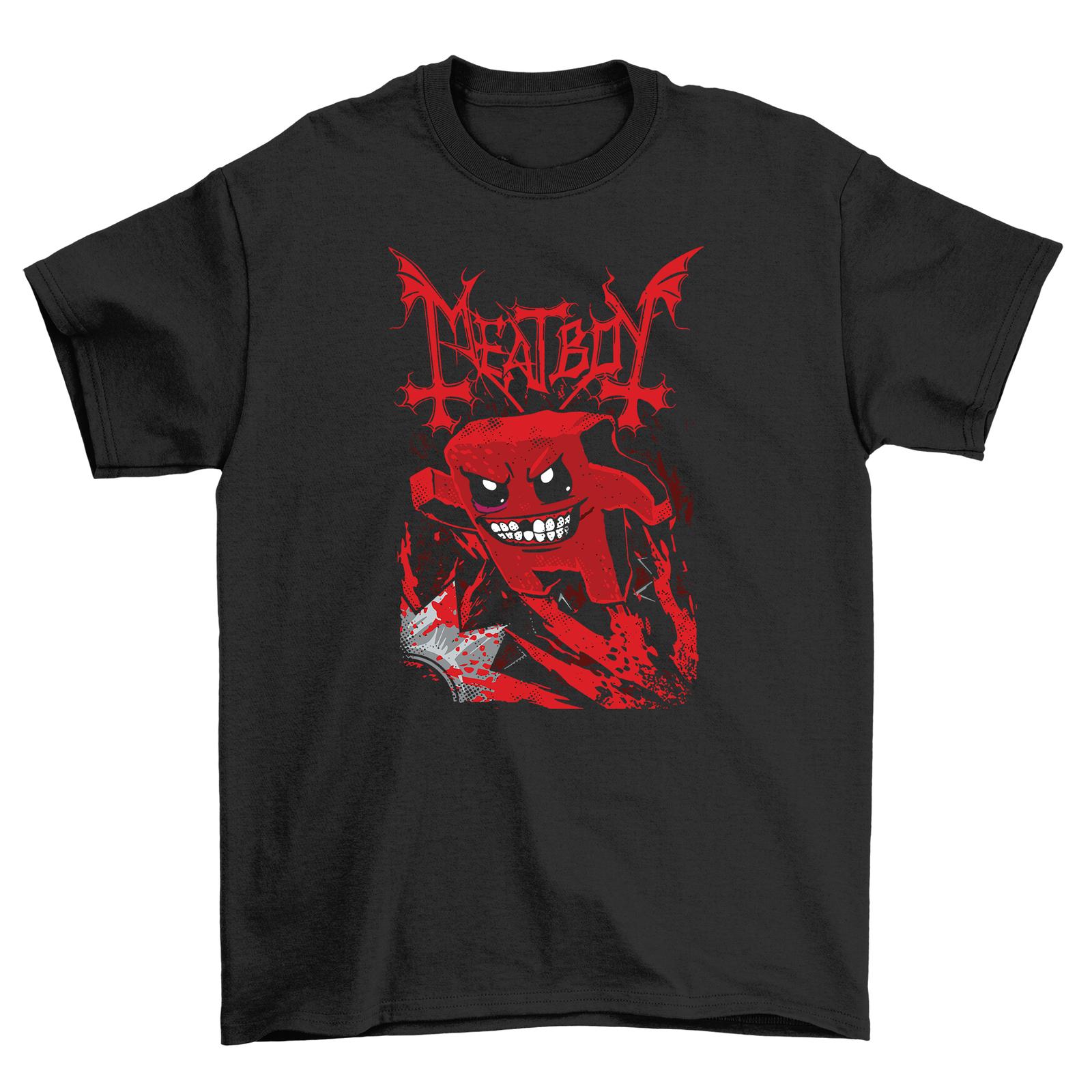 

Bloody Meat Boy Demon Slayer T-Shirt Mens Womens Tees Top - Funny and Fierce! Unleash your inner warr 4XL