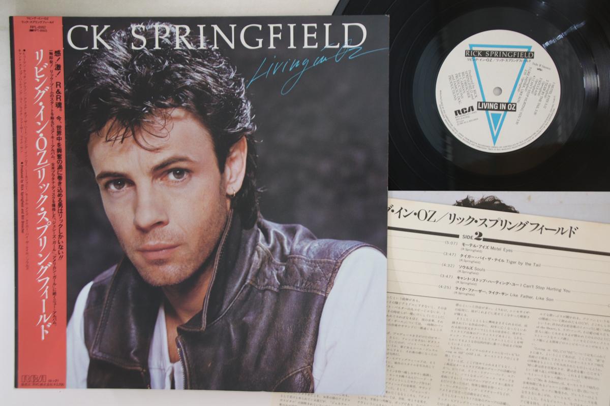 

LP Record RICK SPRINGFIELD - Living In Oz RPL8182 RCA 1983 Japan Obi Rock Used