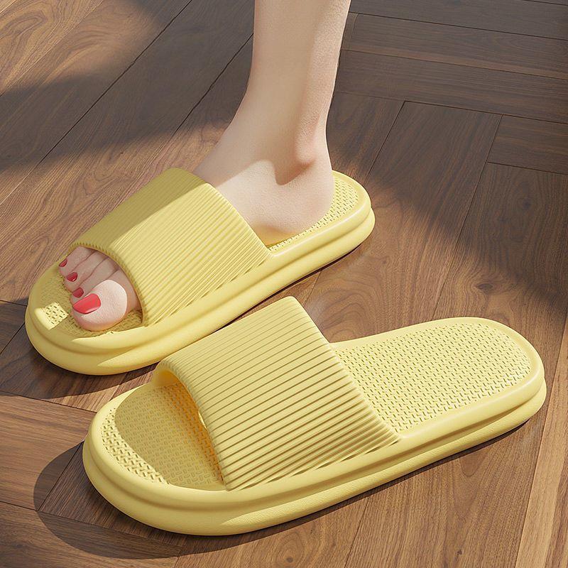 Móda Léto Pár Protiskluzové Ploché Skluzavky Pružné Tenké Sandály na mořské pobřeží Muži Ženy Ležérní Pantofle Dámské Domácí Sálové žabky