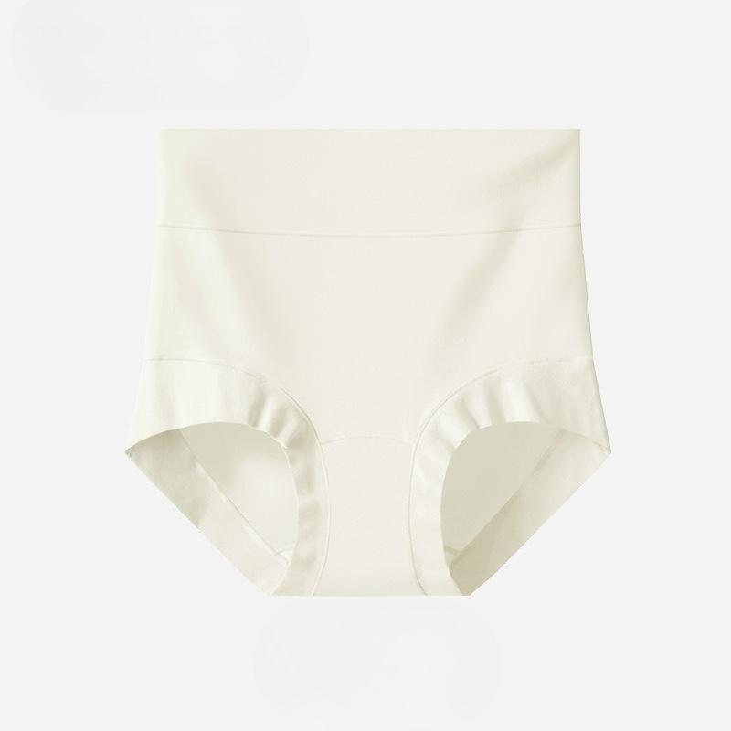 Large Size Women's Summer Cotton Antibacterial Breathable High Bounce Belly Not Pinched Hip No Scratch Briefs