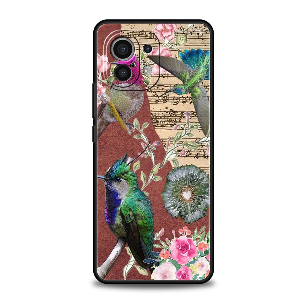 Hummingbird Phone Case For Xiaomi Mi 15 14 13 12 11 Lite 14T 13T 12T 11T Pro Poco X7 X6 X5 X3 Pro F6 F5 F4 Cover