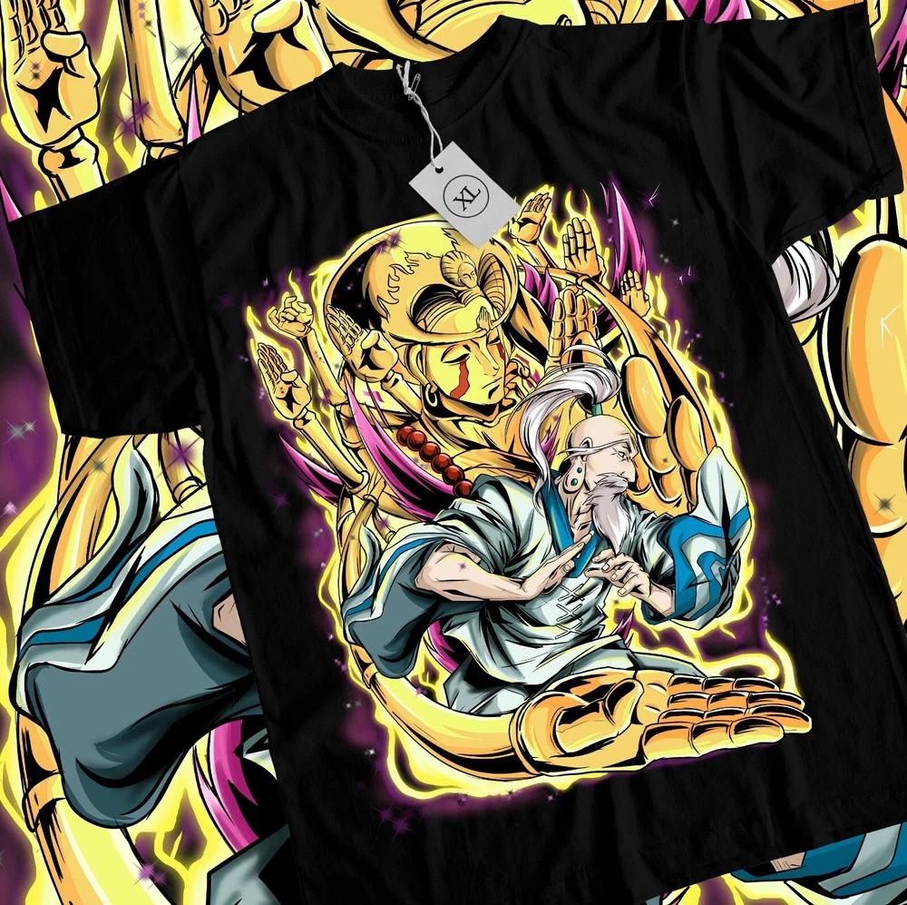 Anime Hunter X Hunter Isaac Netero Golden Buddha Black Tshirt Size S4xl S