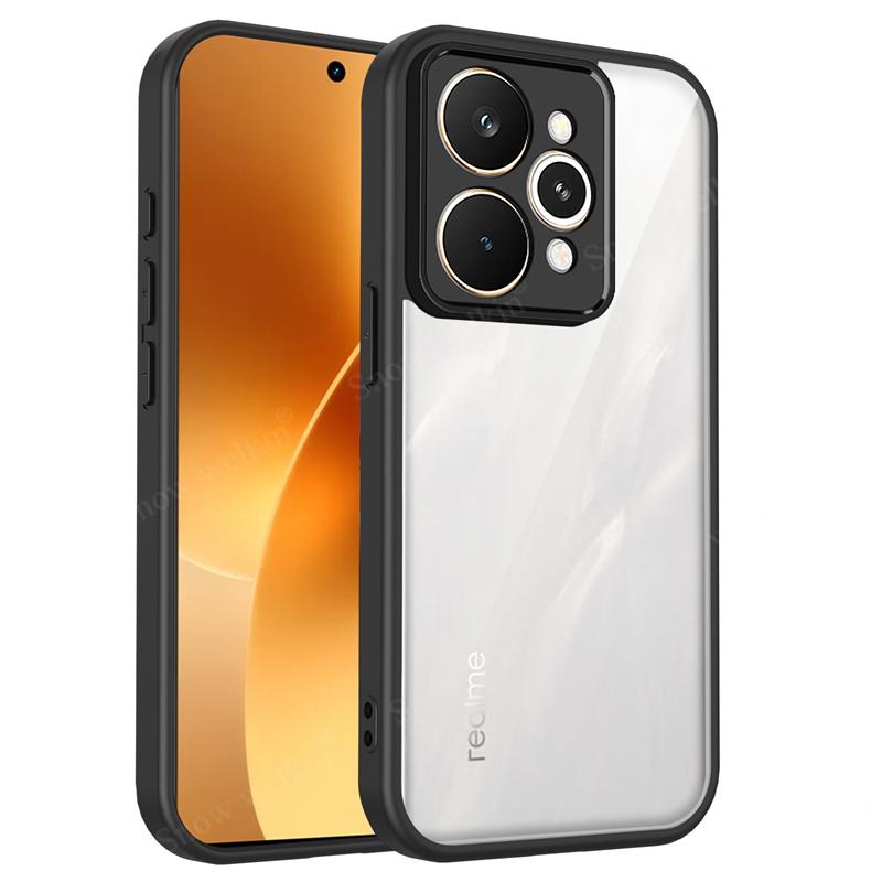 Transparent Silicone Case For Realme 15 Realme15 Pro 15Pro 15T 15X Realme15T PC Back TPU Bumper Shockproof Phone Cases Cover