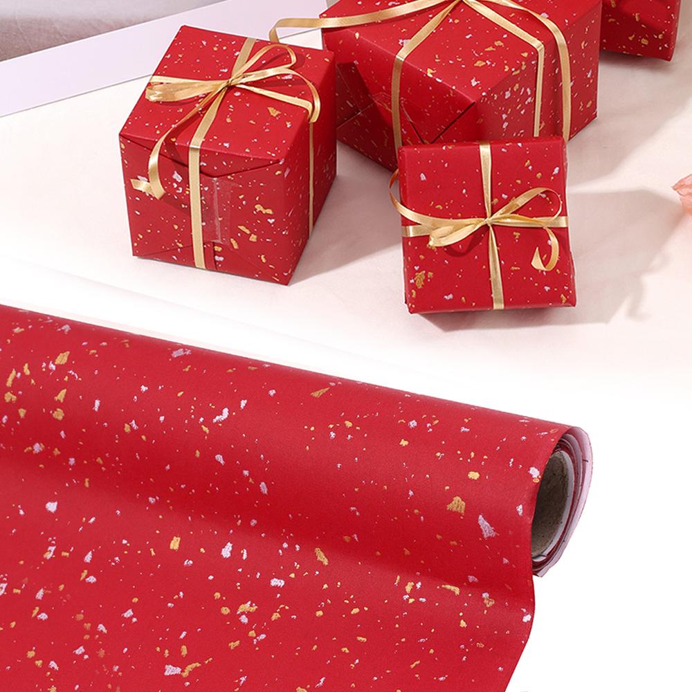 Premium Large Roll Hot Stamping Gift Wrapping Paper Elegant Gift Packaging for Wedding Birthday Christmas Valentine'sDay NewYear