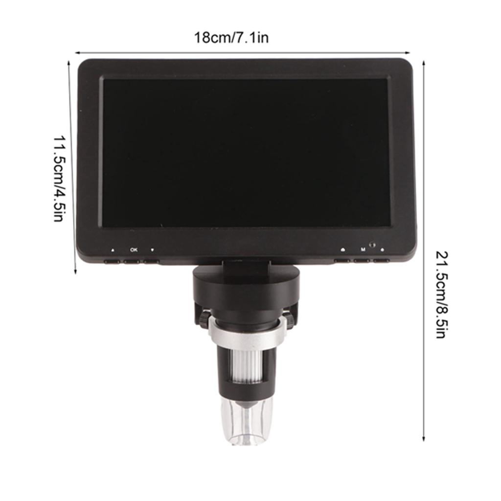 12MP Hoch?Definition 7in 1200x Industrielles Elektrisches Digitalmikroskop Handy-Reparatur