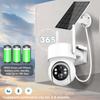 2.5K 4MP WiFi Solar Outdoor Home Human Detection PTZ IP Camera Smart Security Protection CCTV Video Cam