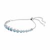 Swarovski Imber Crystal, Rhodium Plated Bracelets Unisex Blue