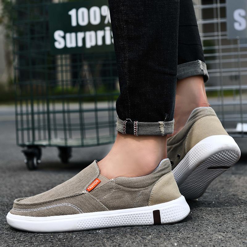 Fashion Casual Men's Loafers Shoes Comfortable Breathable Men's Sneakers Slip-on Light Ourdoor Casual Shoes Men's Shoes