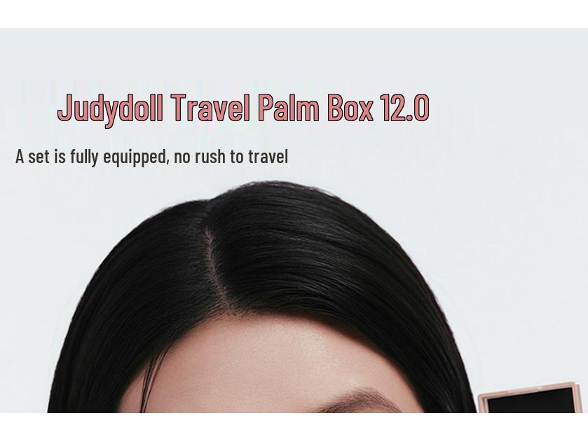 Judydoll Orange Mini Eye Shadow Palette for Travel and Daily Use