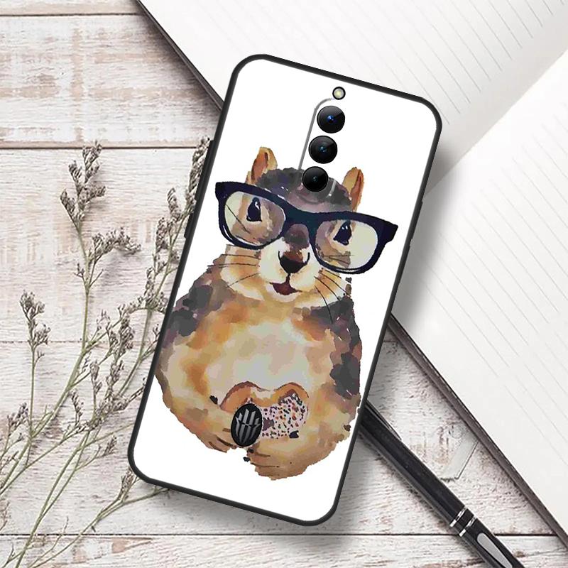 

Cartoon Animal Squirrel Case For ZTE Nubia Red Magic 11 10S 9S 8S 8 9 10 Pro Plus 7 6S 7S Pro RedMagic 10 Air Cover Red Magic 6