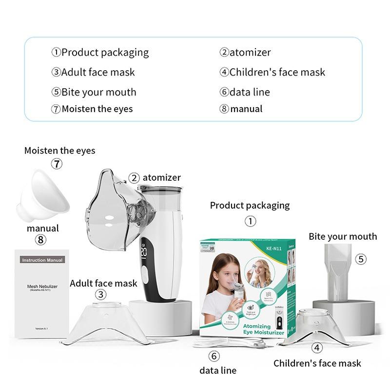 Medical Grade Atomizer Eye Moisturizer All-in-one Machine Ultrasonic Micro-mesh Atomizer Eye Protection Instrument Eye Beauty Instrument