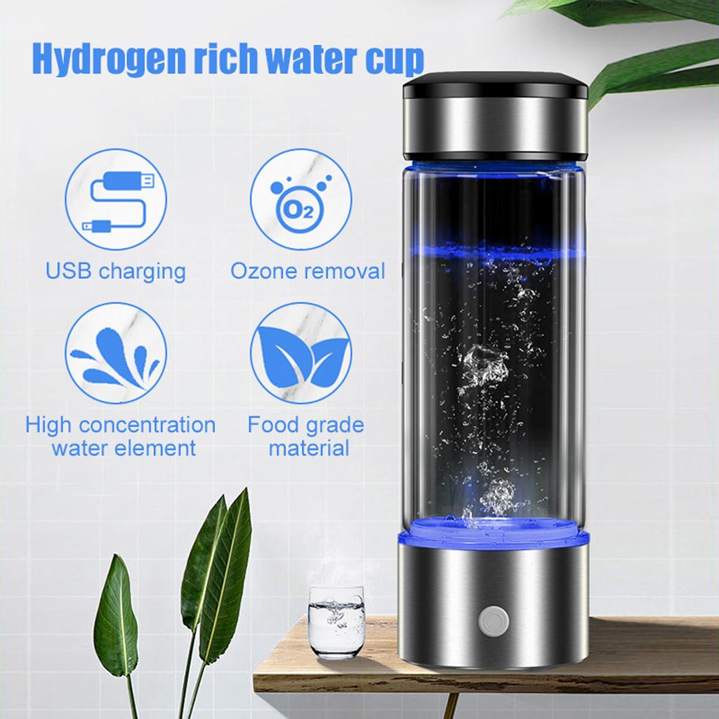 Portable Hydrogen-Rich Water Bottle Healthy Quick Making Hydrogen Bottle for Family Friends Neighbors Gift