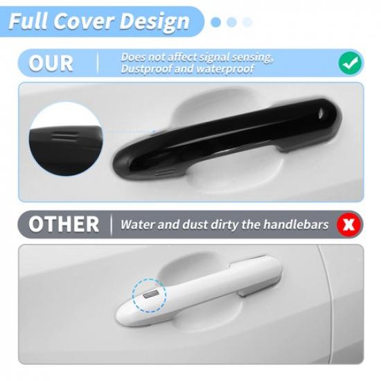 Door Handle Cover Protector for Toyota Rav4 Highlander -2024 Glossy